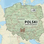 Jaki kraj ma kierunkowy 48 w Polsce?