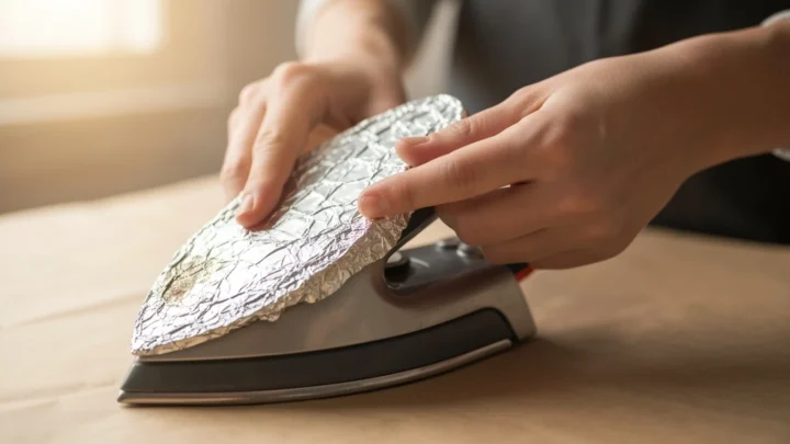 Jak skutecznie wyczyścić żelazko folią aluminiową?