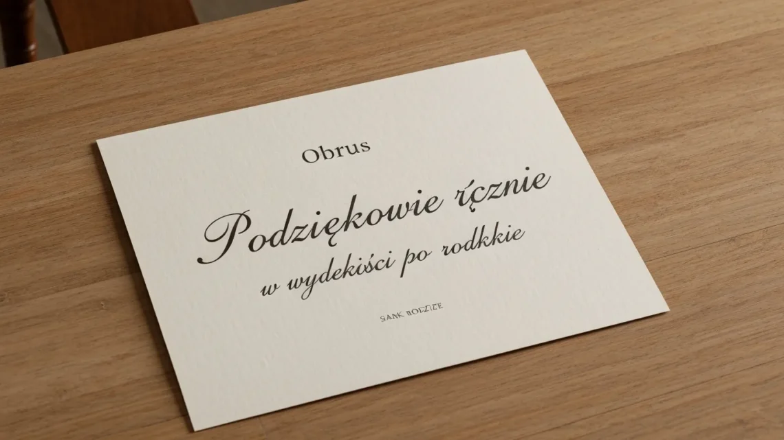 Jakie podziękowania dla gości na 60 urodziny będą najlepsze?